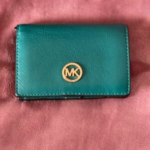 Michael Kors Teal Wallet